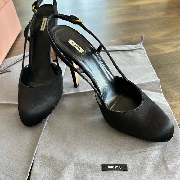 MIU MIU sling back sandals - Picture 8 of 14